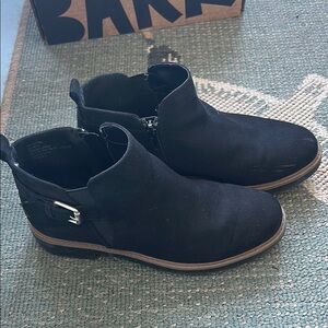 Esprit Black Ankle Boots with Buckle Detail. Size 6